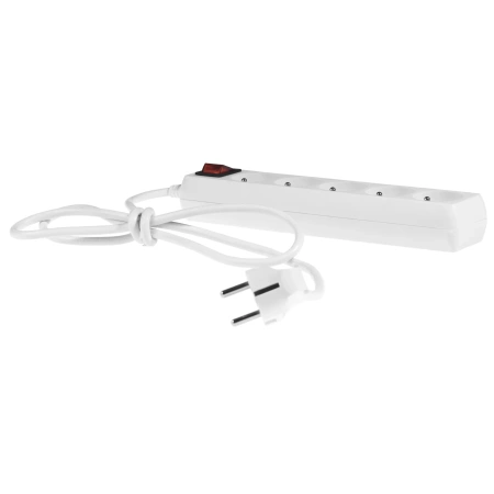 Plastrol Przedłużacz z pięciokrotnym gniazdem ECO 5X2p+z 10A 3m W-97496