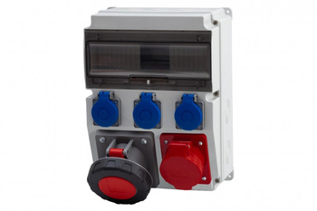 F-ELEKTRO F3.0837  Rozdzielnica CAJA 12M 32/5, 63/5, 3x230V