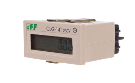 F&F Licznik pracy urządzeń i maszyn w automatyce przemysłowej CLG-14T 230V