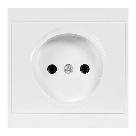 Gniazdo pojedyncze p/t 2P Luna, 16A, 250V, PT-15L, biały