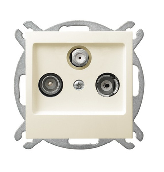 OSPEL AS GPA-GS/m/27 Gniazdo RTV-SAT końcowe ecru