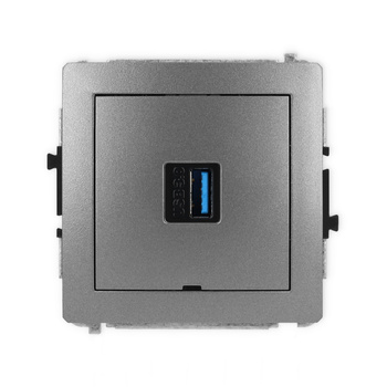 KARLIK DECO 11DGUSBBO-5  Gniazdo pojedyńcze  USB A-A 3.0