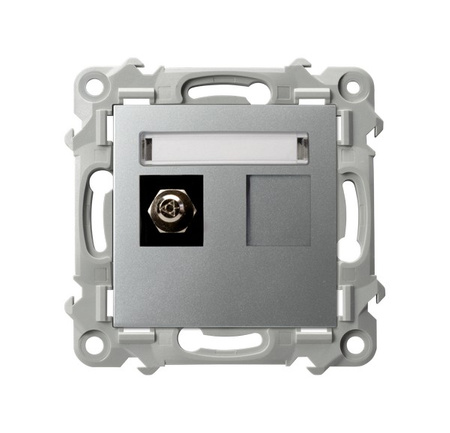 OSPEL SZAFIR GPE-2Z/m/18 Gniazdo ekwipotencjalne podwójne