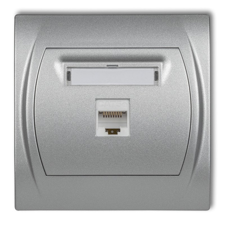 KARLIK LOGO 7LGK-1 Gniazdo komputerowe pojedyncze 1xRJ45