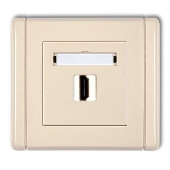 KARLIK FLEXI 1FHDMI-1  Gniazdo pojedyncze HDMI 2.0