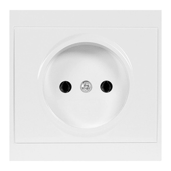 Gniazdo pojedyncze p/t 2P Luna, 16A, 250V, PT-15L, biały