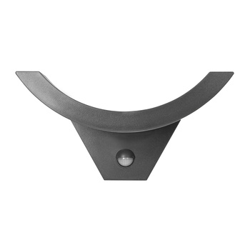 SPINEL LED 10W, oprawa ogrodowa z czujnikiem ruchu 140°, 800lm, IP54, 4000K, IK10, szara