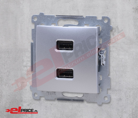 Kontakt simon 54,dc2usb.01/43 ładowarka 2x usb 2.1a