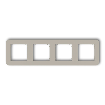 KARLIK MINI 60MRTZ-4 Ramka uniwersalna poczwórna zaokrąglona z tworzywa