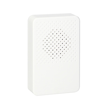 Dzwonek przewodowy elektroniczny jednotonowy LARK MAXI AC, 230V, biały