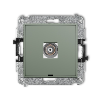 KARLIK ICON 61IGBNCBO-1 Mechanizm gniazda pojedynczego BNC, bez pola opisowego