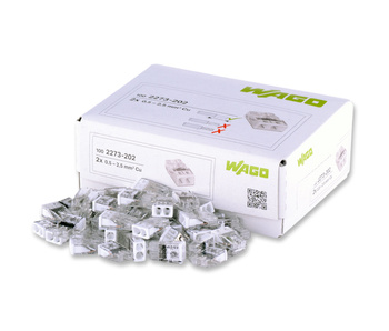 WAGO 2273-202 SZYBKOZŁĄCZKA 2x0,5-2,5mm 20szt