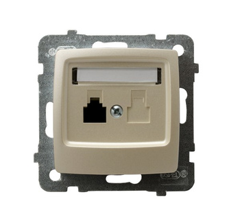 OSPEL KARO GPT-1S/m/42 Gniazdo telefoniczne pojedyncze