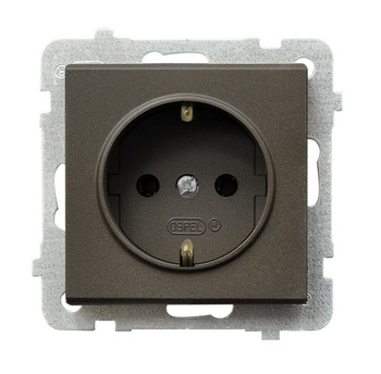 OSPEL SONATA GP-1RS/m/40 Gniazdo pojedyncze z uziemieniem schuko