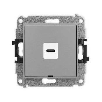 KARLIK MINI 27MGUSBBO-7  Gniazdo pojedyńcze  1xUSB C-C