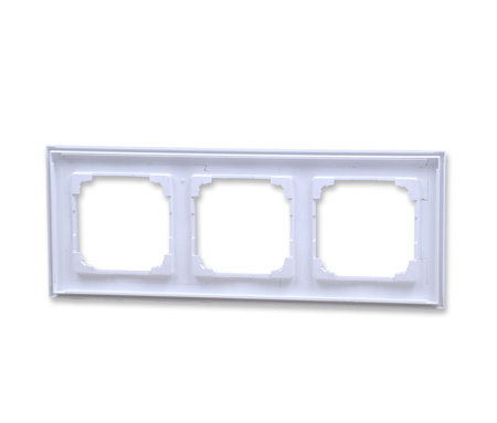 Kontakt Simon 55 line tr3/111 ramka 3-krotna biały mat