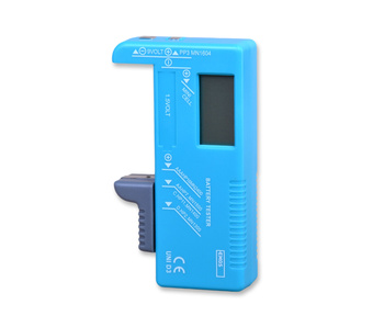 Emos tester lcd baterii aaa a c d 9v pastylek