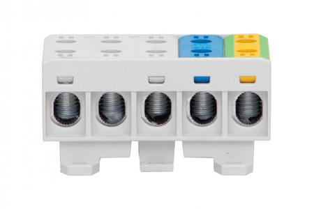 F-ELEKTRO F2.0308 LZ Listwa zaciskowa w korpusie ZU 5-torowa 5x50mm2(3L+N+PE)