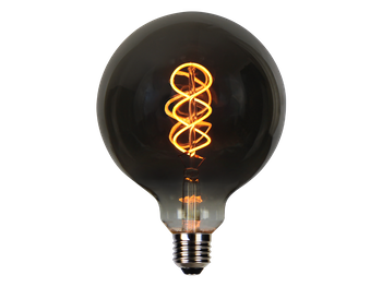 LED line PRIME żarówka LED E27 4W 1800K 150lm 220-240V FILAMENT G125 KULA RETRO VINTAGE GRAFIT ŚCIEMNIALNA