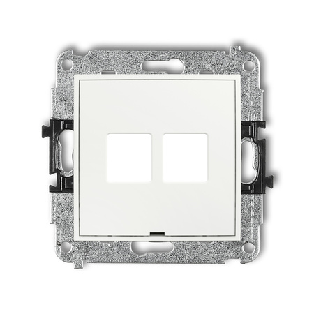 KARLIK ICON IGMBO-2P  Gniazdo multimedialne podwójnego bez modułu