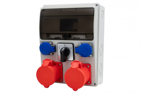 F-ELEKTRO F3.2604  Rozdzielnica LAGO 11M g/p 2x32/5, 2x230V, L/P(32A)
