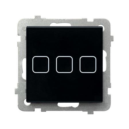 OSPEL SONATA TOUCH ŁPD-13RS/m/32 Łącznik dotykowy potrójny z podświetleniem