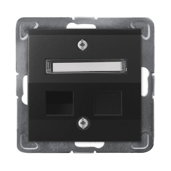 Ospel impresja GPK-1YS/p/33 Obudowa gniazda typu Keystone skośna