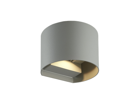 LED line LITE Kinkiet zewnętrzny LED 2x3W 4000K IP54 szary CILINDER