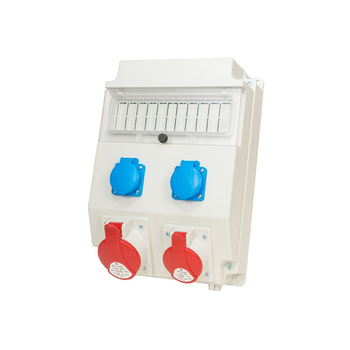 Rozdzielnica 1x32A/5P, 1x16A/5P 2x250V, okienko