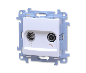 Kontakt simon 10 cak.01/11 gniazdo antenowe r-tv