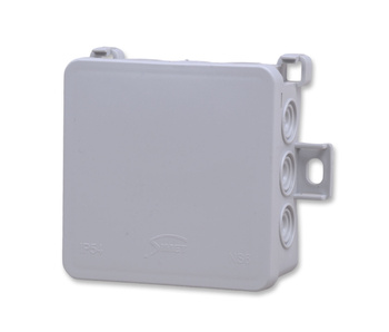 SIMET 35346102 NS6 Puszka instalacyjna naścienna 85x85 IP54 szara