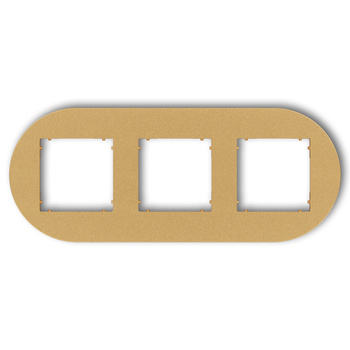 KARLIK MINI 29MRTO-3 Ramka uniwersalna potrójna okrągła z tworzywa