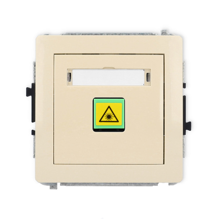 KARLIK DECO 1DGOP-1  Gniazdo światłowodowe optyczne pojedyńcze