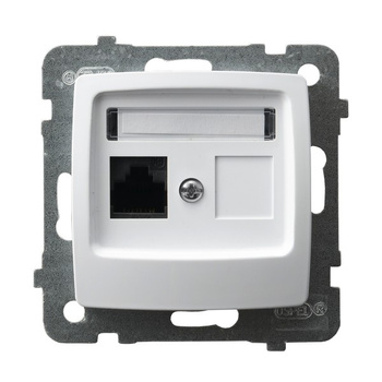 OSPEL KARO GPK-1S/K/m/00 Gniazdo komputerowe pojedyncze, kat. 5e MMC