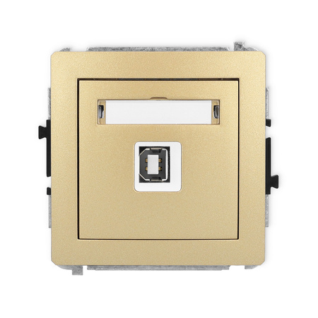 KARLIK DECO 29DGUSB-3  Gniazdo pojedyńcze  USB A-B 2.0