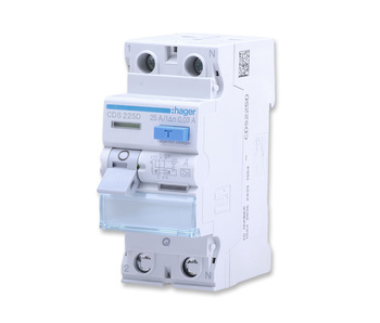 Hager CDS225D Wył. różnicowoprądowy 1P+N 25A/30mA Typ A QuickConnect