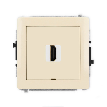 KARLIK DECO 1DHDMIBO-5 Mechanizm gniazda pojedynczego HDMI 2.1, 8K, bez pola opisowego