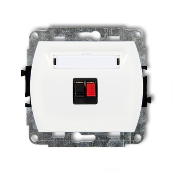 KARLIK TREND GG-1  Gniazdo głośnikowe pojedyńcze