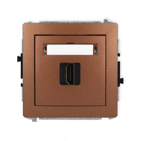 KARLIK DECO 9DHDMI-3  Gniazdo pojedyńcze  HDMI 2.0