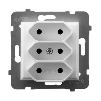 Ospel aria GP-3U/m/00 Gniazdo potrójne EURO