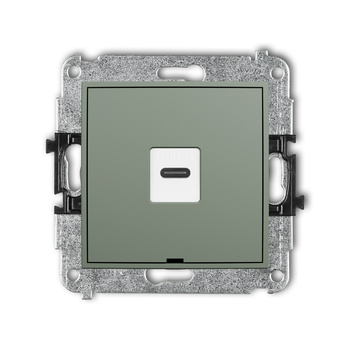 KARLIK ICON 61IGUSBBO-7 Mechanizm gniazda pojedynczego 1xUSB C-C, bez pola opisowego