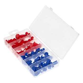 Zestaw konektorów kablowych nożowych CAR, 50szt.