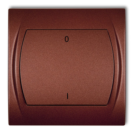 KARLIK LOGO 9LWP-9L Łącznik dwubiegunowy podświetlany