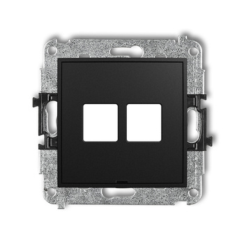 KARLIK ICON 12IGMBO-2P  Gniazdo multimedialne podwójnego bez modułu