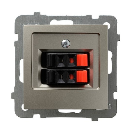 Ospel as GG-2G/m/45 Gniazdo głośnikowe podwójne