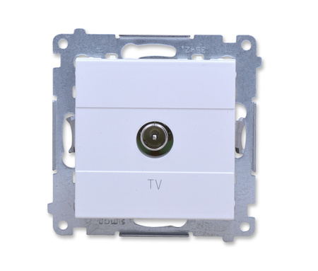 Kontakt Simon 55 tak1.01/111 gniazdo antenowe tv pojedyncze