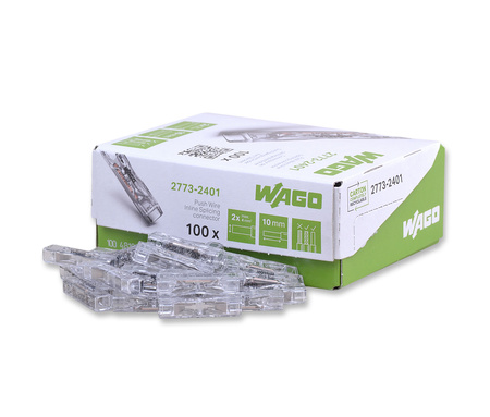 WAGO 2773-2401 Szybkozłączka 2x0,5-4mm Złączka 1 szt