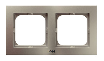Ospel as RH-2G/45 Ramka podwójna do łączników IP-44