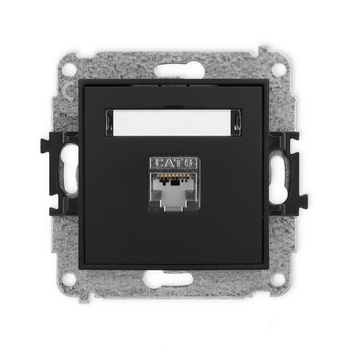 KARLIK ICON 12IGK-1e  Gniazdo komputerowe pojedyńcze  1xRJ45