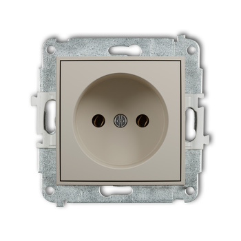 KARLIK ICON 60IGP-1 Mechanizm gniazda pojedynczego bez uziemienia 2P (bez przesłon torów prądowych)